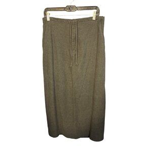 Gap Womens Maxi Skirt‎ Size 12 Polyester/Viscose Blend Charcoal Gray